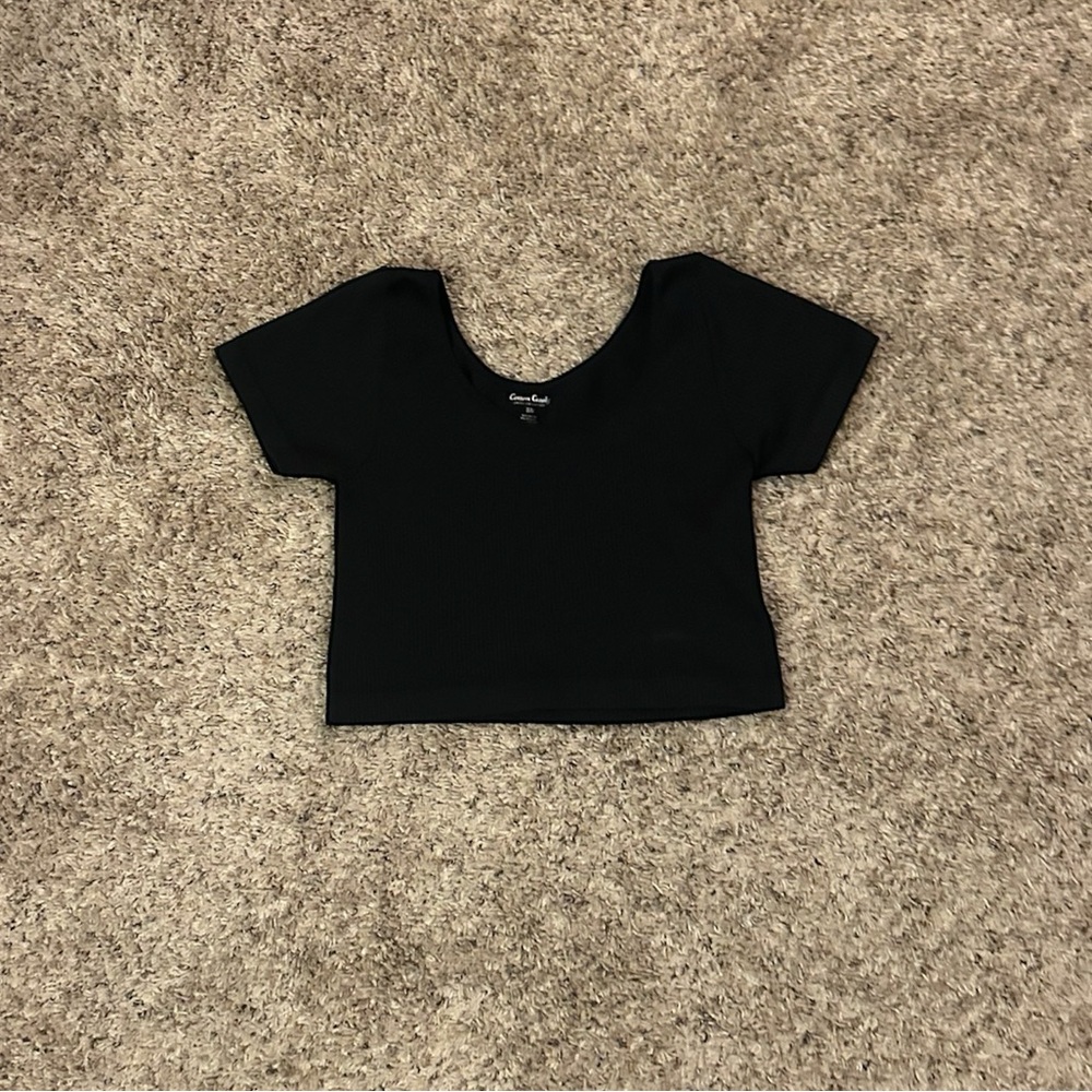 Black Crop Top